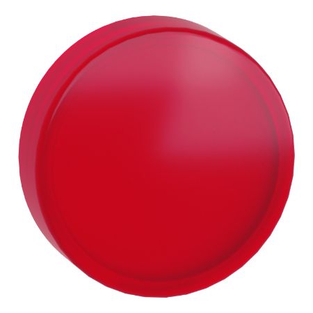 Picture of Head for pilot light, Harmony XB4, Harmony XB5, red, 22mm, universal LED, plain lens, unmarked