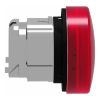 Picture of Harmony XB4, Head for Pilot light, metal, red, 22mm, universal LED, plain lens