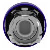 Picture of Harmony XB4, Head for Pilot light, metal, blue, 22mm, universal LED, plain lens