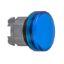 Picture of Head for pilot light, Harmony XB4, metal, blue, 22mm, plain lens for BA9s bulb