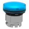 Picture of Head for pilot light, Harmony XB4, metal, blue, 22mm, plain lens for BA9s bulb