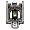 Picture of Complete body light block assembly, Harmony XB4, metal, universal LED, body fixing collar, 24V AC DC