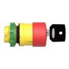 Picture of Emergency stop head, Harmony XB5, switching off, plastic, red mushroom 30mm, 22mm, trigger latching key release