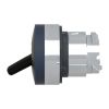 Picture of Toggle switch head, Harmony XB4, metal, black, 22mm, 2 positions, stay put