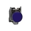 Picture of Harmony XB4, Pilot light, grey plastic, blue, 22mm, universal LED, plain lens, 24V AC DC