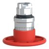 Picture of Emergency stop head, Harmony XB4, switching off, metal, red mushroom 60mm, 22mm, trigger latching turn to release