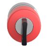 Picture of Emergency stop head, Harmony XB4, switching off, metal, red mushroom 30mm, 22mm, trigger latching key release