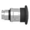 Picture of Mushroom push button head 40mm, Harmony XB4, metal, black, 22mm, latching turn realease