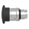 Picture of Mushroom push button head 40mm, Harmony XB4, metal, black, 22mm, latching turn realease