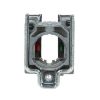 Picture of Harmony XB4, Single contact block with body fixing collar, metal, screw clamp terminal, 1NO+1NC