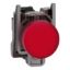 Picture of Pilot light, Harmony XB4,metal, red, 22mm, universal LED, plain lens, 110...120V AC