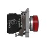 Picture of Harmony XB4, Pilot light, grey plastic, red, 22mm, universal LED, plain lens, 230...240V AC