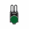 Picture of Push to test pilot light, Harmony XB4, metal, green, 22mm, universal LED, 24V