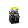 Picture of Push-to-test pilot light, Harmony XB4, metal, amber, universal LED, screw clamp terminals, 24V