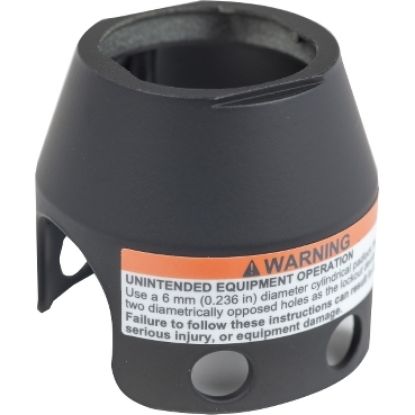 Picture of Padlockable guard for mushroom head 40mm, Harmony XB4, metal, black