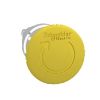 Picture of Head for non illuminated push button, Harmony XB4, Mushroom push button head 40mm, armony XB4, metal, yellow, 22mm, latching turn realease