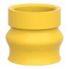 Picture of Bellow seal, Harmony XB4, silicone, yellow, for emergency stop to switching off function, for harsh environments