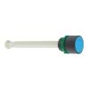 Picture of Manual overload reset push button, Harmony XB5, plastic, for 120...257mm actuation distance, flush, blue, 22mm, marked R