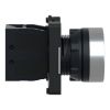 Picture of Complete push button, Easy Harmony XA2, plastic, flush, black, 22mm, spring return, unmarked, 1NO