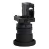 Picture of Complete push button, Easy Harmony XA2, plastic, black mushroom head 40mm, 22mm, 1NO