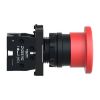 Picture of Complete emergency switching off push button, Easy Harmony XA2, plastic, red mushroom 40mm, 22mm, push pull, 1NC