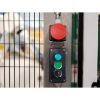 Picture of Complete illuminated push button, Easy Harmony XA2, plastic, flush, red, 22mm, spring return, 220V AC, 1NO