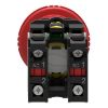 Picture of Emergency stop switching off, Harmony XB5, plastic, red mushroom 40mm, 22mm, trigger latching turn to release, 2NC