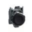 Picture of Push button, metal, Harmony XB4, flush, black, 22mm, spring return, unmarked, 1NO
