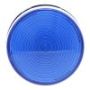 Picture of Monolithic pilot light, Harmony XB7, plastic, blue, 22mm, integral LED, 24V AC DC
