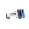 Picture of Monolithic pilot light, Harmony XB7, plastic, blue, 22mm, integral LED, 24V AC DC