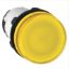Picture of Pilot light, Harmony XB7, round yellow, 22mm, bulb BA9s, screw clamp terminals, 230V