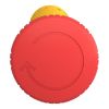 Picture of Monolithic emergency stop, Harmony XB7, plastic, red mushroom 40mm, 22mm, latching turn to release, 2NC