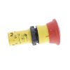 Picture of Monolithic emergency stop, Harmony XB7, plastic, red mushroom 40mm, 22mm, latching push pull, 1NO+1NC