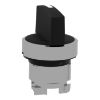 Picture of Harmony XB4, Selector switch head, metal, black, 22mm, 3 positions, stay put