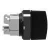 Picture of Head for selector switch, Harmony XB4, black metal, black, 22mm, 3 positions, stay put