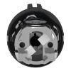Picture of Head for selector switch, Harmony XB4, black metal, black, 22mm, 3 positions, sping return to center
