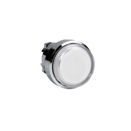 Picture of Head for illuminated push button, Harmony XB4, clear projecting pushbutton Ã˜22 mm spring return BA9s bulb