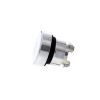 Picture of Harmony XB4, Push button head, metal, flush, white, 22mm, spring return, unmarked