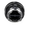 Picture of Harmony XB4, Push button head, metal, flush, black, 22mm, spring return, unmarked