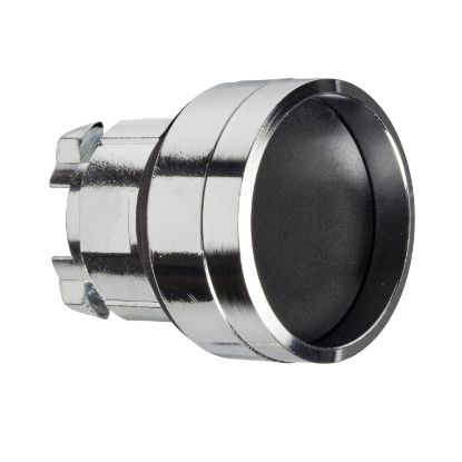Picture of Head for non illuminated push button, Harmony XB4, metal, recessed, black, 22mm, spring return, unmarked
