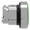 Picture of Harmony XB4, Push button head, metal, flush, green, 22mm, spring return, marked START