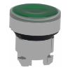 Picture of Head for illuminated push button, Harmony XB4, metal, green flush, 22mm, universal LED, for insertion legend