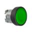 Picture of Head for non illuminated push button, Harmony XB4, green flush push button 22mm, spring return, unmarked