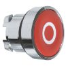 Picture of Harmony XB4, Push button head, metal, flush, red, 22mm, spring return, marked O