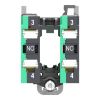 Picture of Complete body contact assembly, Harmony XB4, single contact, with fixing collar, metal, 2 NO, compact push in terminals