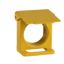 Picture of Padlockable flap, Harmony XB4, for 22mm flush push button, metal, yellow
