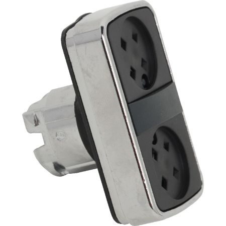 Picture of Head for double headed push button, Harmony XB4, metal, 22mm, without cap