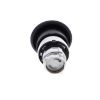 Picture of Harmony XB4, Head for non illuminated pushbutton, mushroom 40mm, metal, black, 22mm, spring return