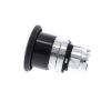 Picture of Harmony XB4, Head for non illuminated pushbutton, mushroom 40mm, metal, black, 22mm, spring return
