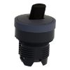 Picture of Toggle switch head, Harmony XB5, plastic, black, 22mm, 2 positions, stay put